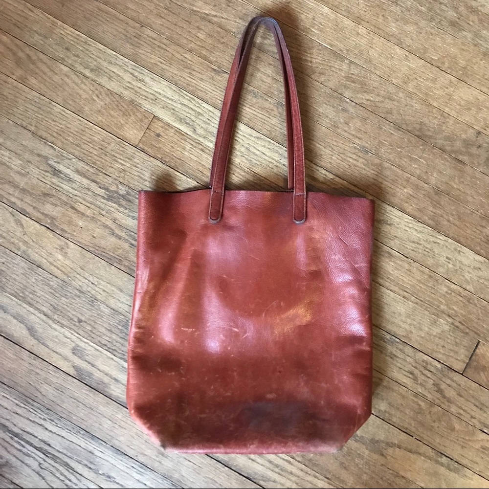 Baggu leather tote